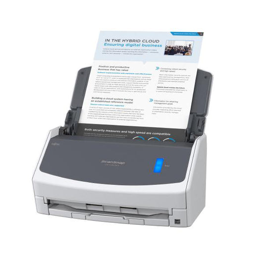 Ricoh ScanSnap iX1400, ADF, Duplex, 600 dpi, 100 Sheets, White - Scanners