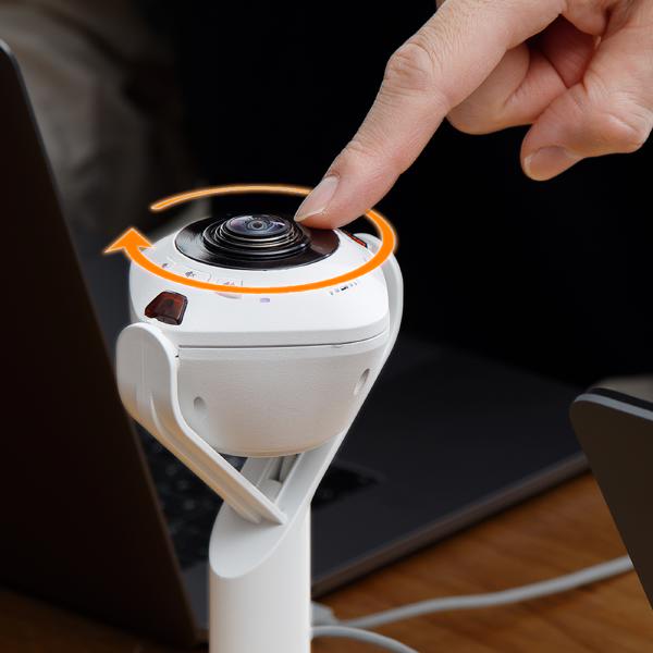 J5create 360 All Around Webcam with Speakerphone - USB-C/USB-A & Remote Control, Built-in omnidir... - Image 5
