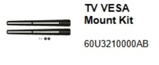 AVer VB-series Video Bar TV VESA Mount Kit. Suits VB342Pro / VB342+ / VB350. - USB Web Cams