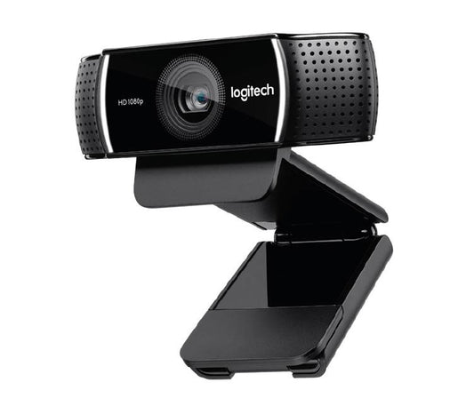 Logitech Webcam HD Pro C922, USB, Monitor Clip, Mini Tripod, H.264,  Stereo Audio. - USB Web Cams