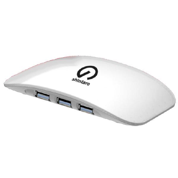 Shintaro 4 Port USB 2.0 Hub - Compact & Lightweight Design for Multiple Device Connectivity - USB...