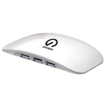 Shintaro 4 Port USB 2.0 Hub - Compact & Lightweight Design for Multiple Device Connectivity - USB...
