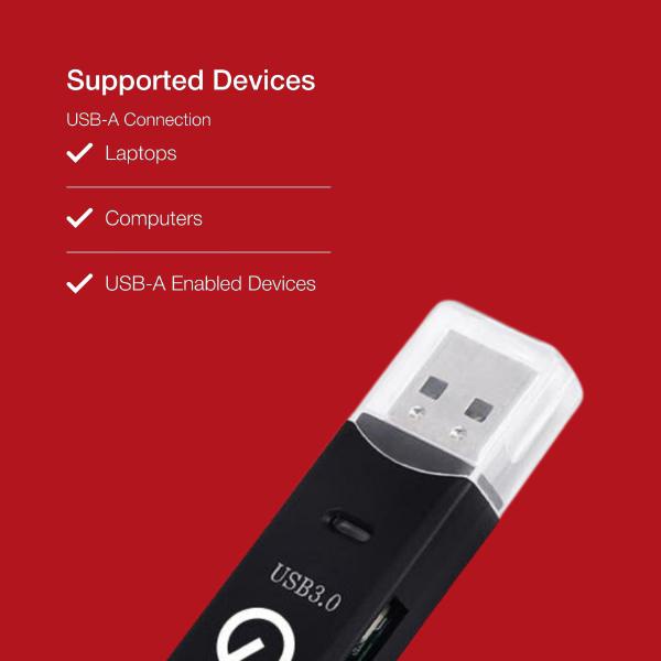 Shintaro USB 3.0 SD Card Reader - Fast Data Transfer, Supports Micro SD and SD Cards - Multi Card... - Image 3
