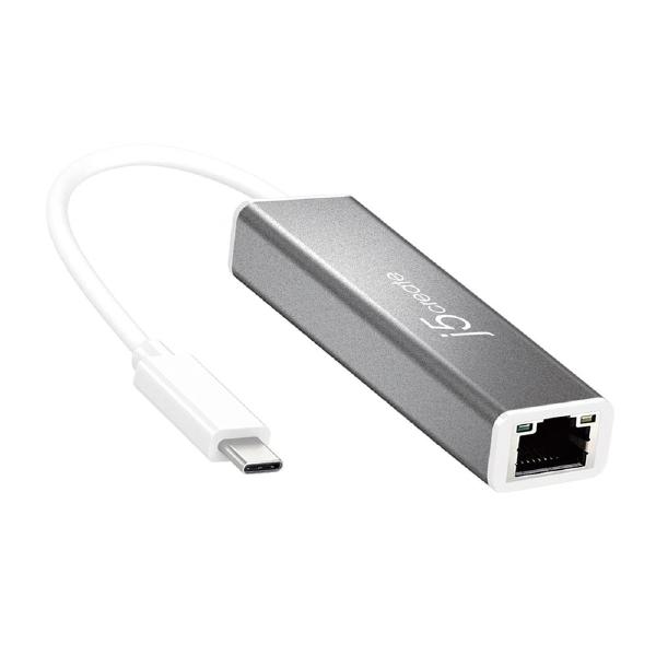 J5create JCE133G USB-C to Gigabit Ethernet Adaptor (USB Type-C to RJ-45) - Notebook Accessories