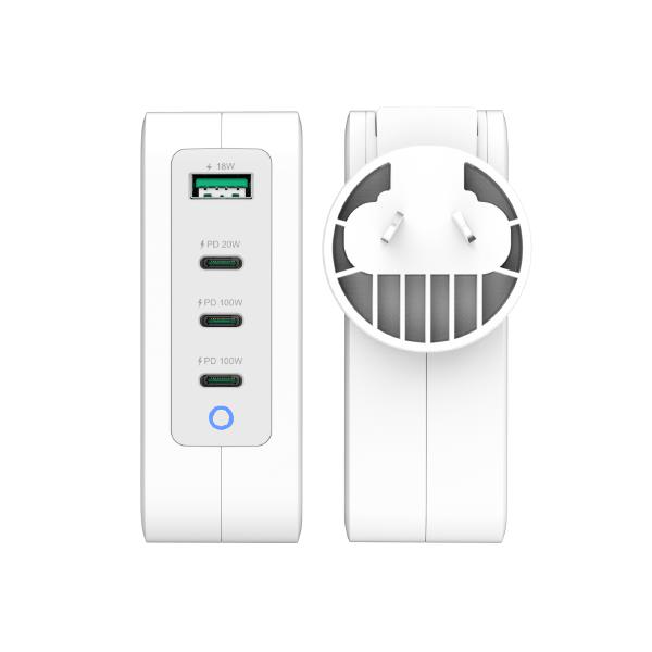 J5create JUP43130 130W GaN USB-C 4-Port Charger - (USB-C PDx 3, USB-A x 1 with Auto Balance Outpu... - Image 2