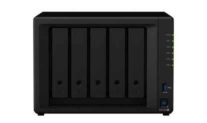 Synology DiskStation DS1522+ 5 Bay 8GB DDR4 AMD Ryzen R1600 2-core 2.6 Hot swappable 4x1GbE RJ-45 2xUSB 3.0 2xeSATA prot1 x Gen3 x2 slot 3yrs wty
