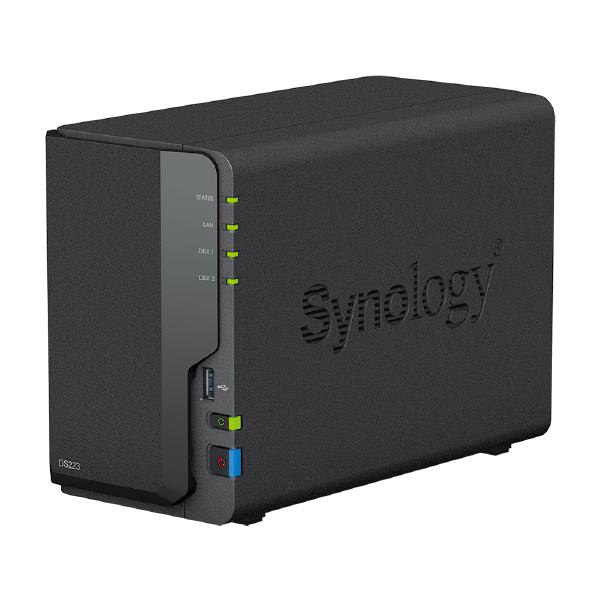 Synology DiskStation DS223 2-Bay 3.5" Diskless 1xGbE NAS (Tower) (HMB), Realtek RTD1619B quad-cor... - Image 2