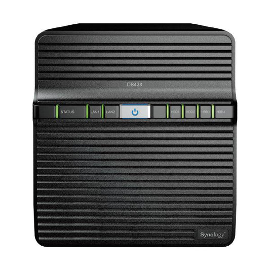 Synology DiskStation DS423 4-Bay 3.5" Diskless 2xGbE NAS, Realtek RTD1619B 4-core (4-thread) 1.7 GHz,  2GB RAM, 3 x USB3.2 - 2 Yr Wty