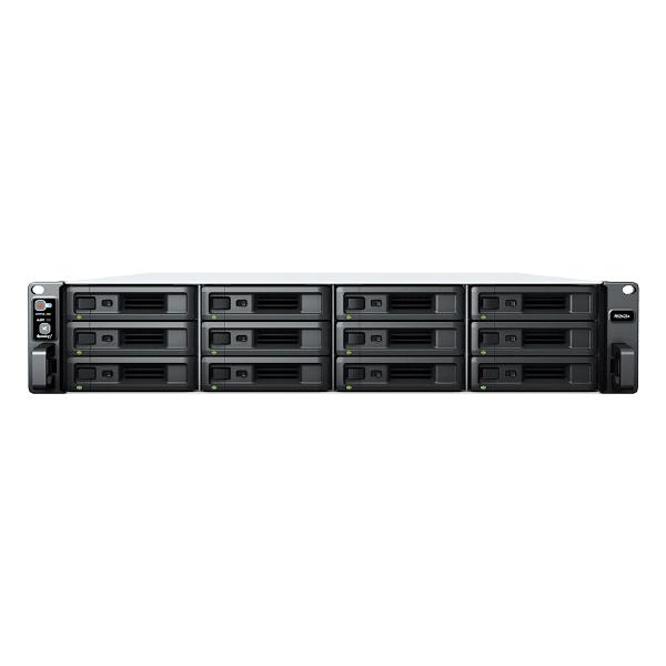 Synology RackStation RS2423RP+ 12-Bay 3.5" Diskless NAS, 2xGbE+ 1 x 10GbE (RJ45)  (2U Rack), AMD...