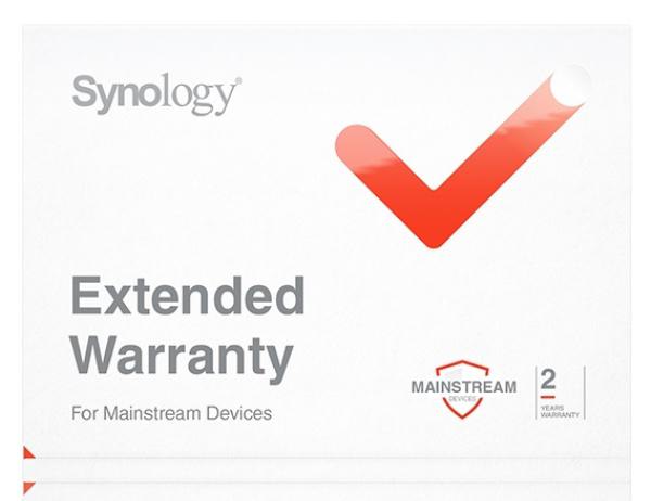Synology Warranty Extension - Extend warranty from 3 years to 5 Years. Selected NAS Models only,....