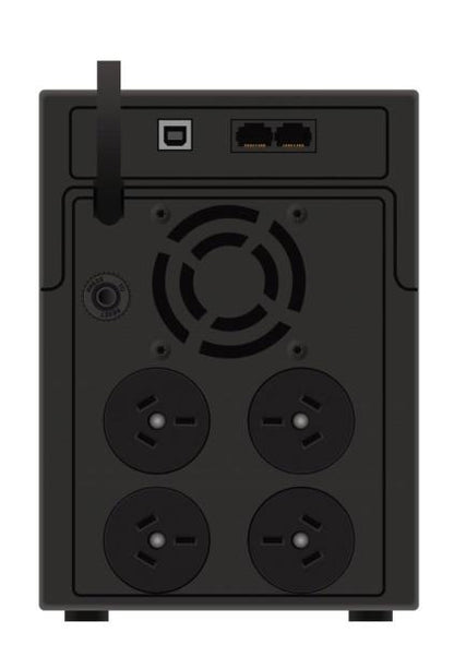 ION F11 2200VA Line Interactive Tower UPS, 4x Australian 3Pin Outlets, 195mm x 139mm x 364mm, 3 Year Advanced Replacement Warranty