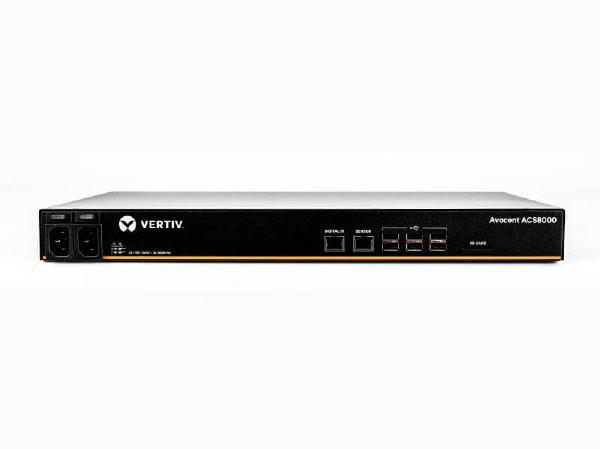 Vertiv Avocent ACS 8000 16-Port Console Server with Dual AC Power Supply, 1GB, DDR3 SDRAM, 2x Net...