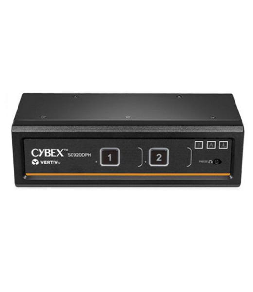 Vertiv Cybex SC920DPH-400 Universal DP/H Secure KVM Switch 2 Port - Power ITMS