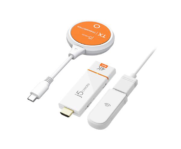J5create JVAW62T76MAX ScreenCast USB-C Wireless Display Extender Max for iOS / Android / macOS /...
