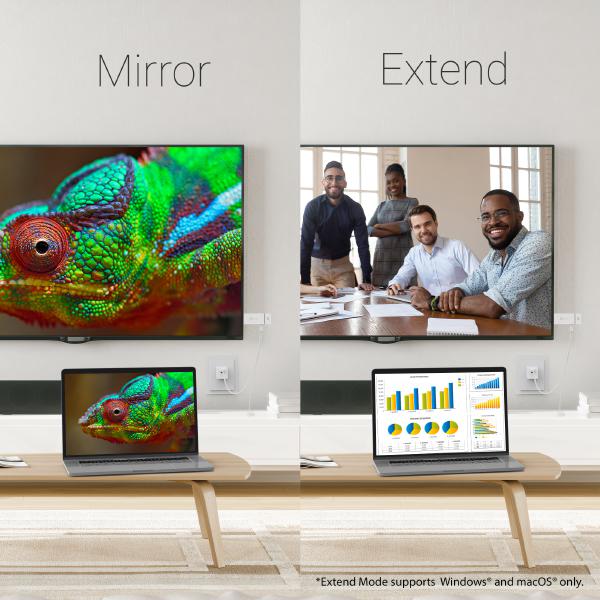 J5create JVAW76 ScreenCast 4K Wireless Display Adapter - Cast Laptop to TV (Supports Miracast, Ai... - Image 7