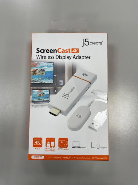 J5create JVAW76 ScreenCast 4K Wireless Display Adapter - Cast Laptop to TV (Supports Miracast, Ai... - Image 9