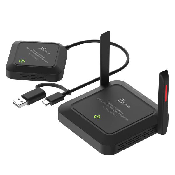 J5create Wireless Extender for USB Cameras, Microphones & Speakers - Room Connectivity