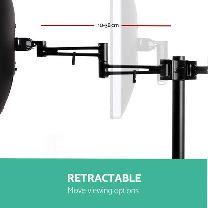 Artiss Monitor Arm Dual Desk Mount Screen Holder Bracket - Image 5
