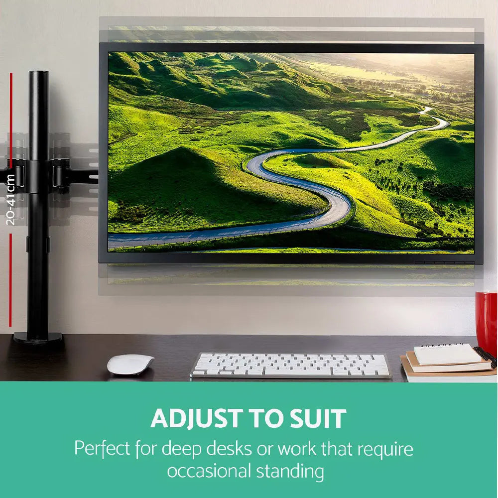Artiss Monitor Arm Dual Desk Mount Screen Holder Bracket - Image 7