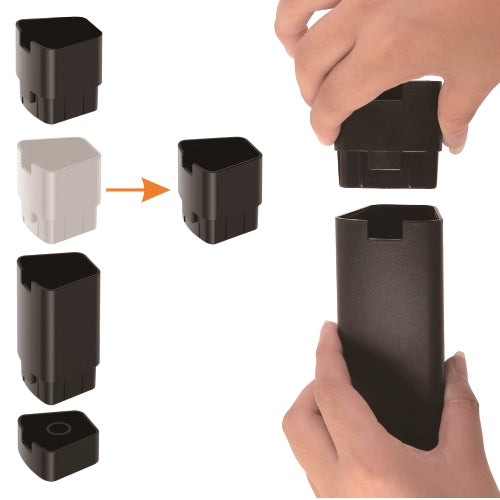 Brateck Height-Adjustable Modular Multi Purpose Smart Stand XL with Drawer (435x330x168mm) for mo... - Image 2