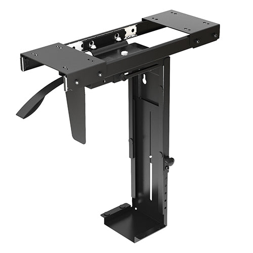 Brateck Adjustable Under-Desk ATX Case Mount with Sliding track, Up to 10kg,360° Swivel - Cases... - Image 2