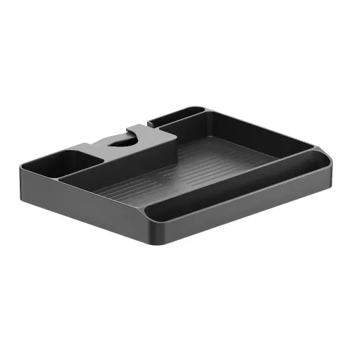 Brateck Pole Mounted Storage Shelf Easily mounted to Φ30-48mm (1.2'-1.9') poles (BLACK) 224x176x3...