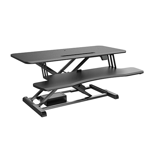 Brateck Electric Sit Stand Desk Converter (950x615x156~480mm) with Keyboard Tray Deck (Standard S...