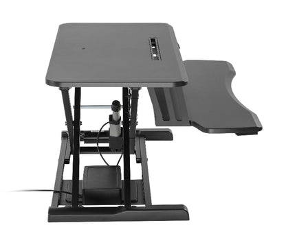 Brateck Electric Sit Stand Desk Converter (950x615x156~480mm) with Keyboard Tray Deck (Standard S... - Image 2