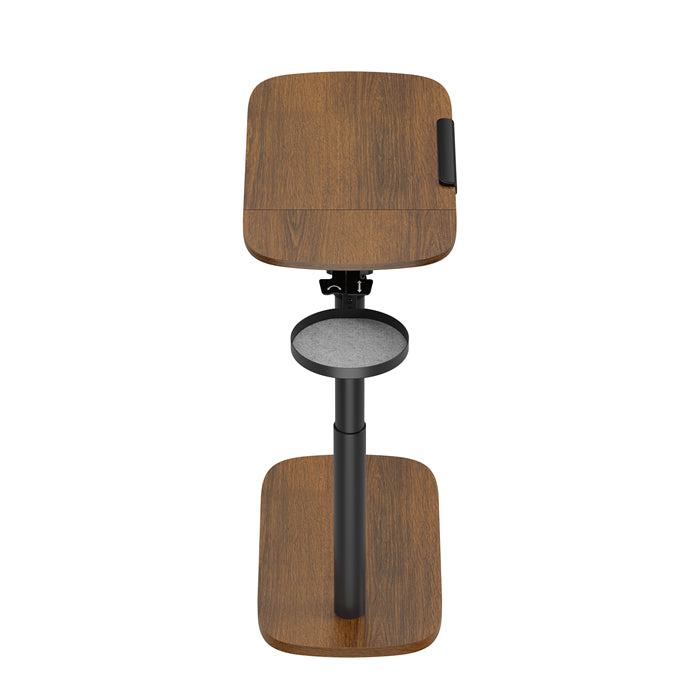 Brateck Storage-Savvy Height Adjustable Mobile Side Table, Gas-Lift Sit-Stand Desk, tabletop 723×... - Image 3