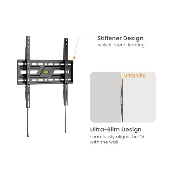 Brateck KL38-44F Large-Screen Compact Fixed TV Wall Mount Fit Screen Size: 32'-75' Up to  75kg, F... - Image 2