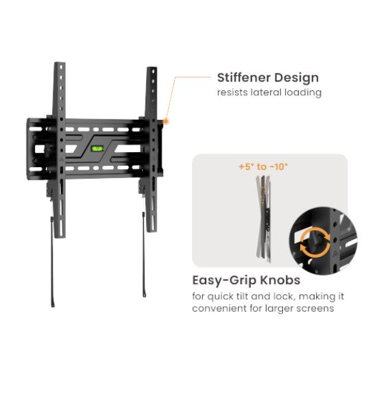 Brateck KL38-44T Large-Screen Compact Tilt TV Wall Mount Fit Screen Size: 32'-75' Up to  75kg, Fi... - Image 2