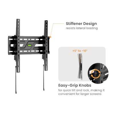 Brateck KL38-44T Large-Screen Compact Tilt TV Wall Mount Fit Screen Size: 32'-75' Up to  75kg, Fi... - Image 2
