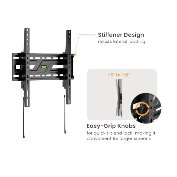 Brateck KL38-44T Large-Screen Compact Tilt TV Wall Mount Fit Screen Size: 32'-75' Up to  75kg, Fi... - Image 2