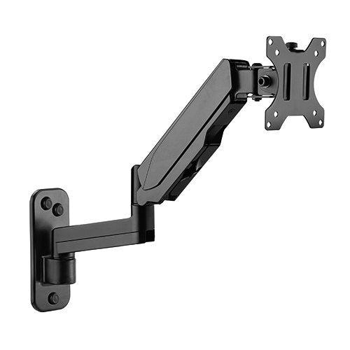 Brateck Single Screen Wall Mounted Articulating  Gas Spring Monitor Arm 17'-32',Weight Capacity (...