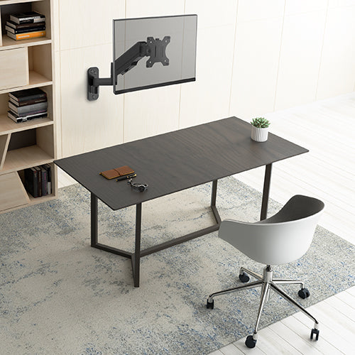 Brateck Single Screen Wall Mounted Articulating  Gas Spring Monitor Arm 17'-32',Weight Capacity (... - Image 4