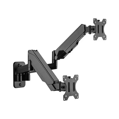 Brateck Dual Monitor Wall Mounted Gas Spring Monitor Arm 17'-32',Weight Capacity (per screen)8kg,...