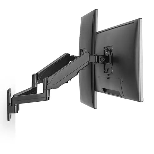 Brateck Dual Monitor Wall Mounted Gas Spring Monitor Arm 17'-32',Weight Capacity (per screen)8kg,... - Image 3