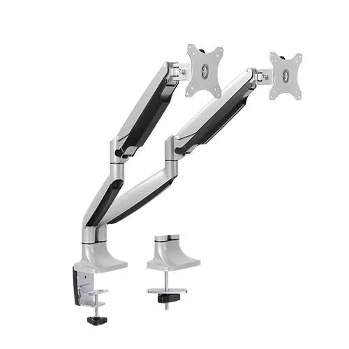 Brateck Dual Monitor Aluminum Interactive Counterbalance Monitor Arm Fit Most 13''-32''  Monitors...