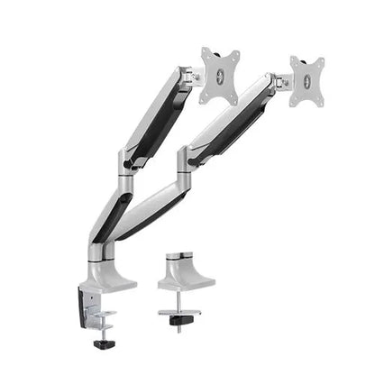 Brateck Dual Monitor Aluminum Interactive Counterbalance Monitor Arm Fit Most 13''-32''  Monitors...