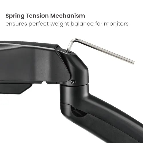 Brateck Economy Single Screen Spring-Assisted Monitor Arm Fit Most 17'-32' Monitor Up to 9 kg VES... - Image 3