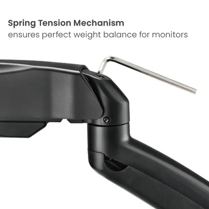 Brateck Economy Single Screen Spring-Assisted Monitor Arm Fit Most 17'-32' Monitor Up to 9 kg VES... - Image 3