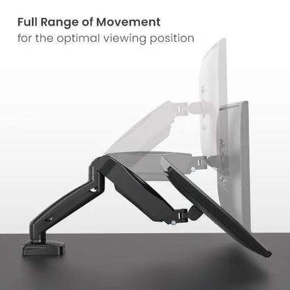 Brateck Economy Single Screen Spring-Assisted Monitor Arm Fit Most 17'-32' Monitor Up to 9 kg VES... - Image 4
