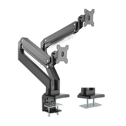 Brateck Dual Monitors Aluminum Heavy-Duty Gas Spring Monitor Arm Fit Most 17‘-35’ Monitors Up to...