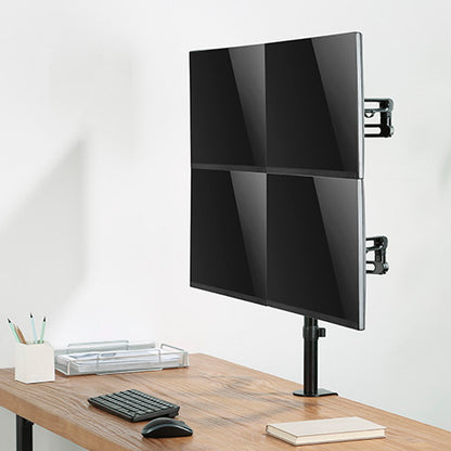 Brateck Quad Free Standing Monitor Premium Articulating Aluminum Monitor Stand Fit Most 17'-32' M... - Image 3