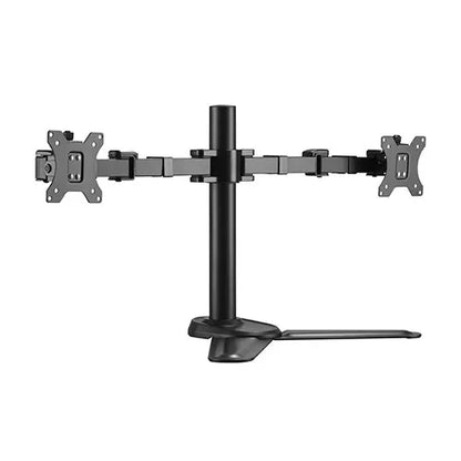 Brateck Dual Free Standing Monitors Affordable Steel Articulating Monitor Stand Fit Most 17'-32'...