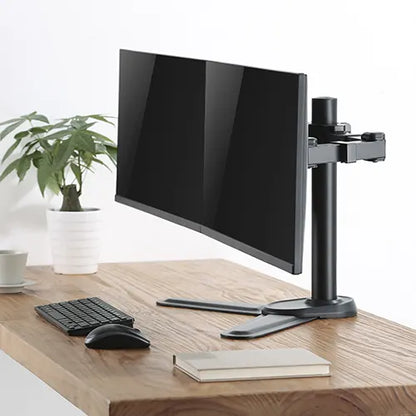 Brateck Dual Free Standing Monitors Affordable Steel Articulating Monitor Stand Fit Most 17'-32'... - Image 2