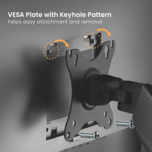 Brateck Cost-Effective Spring-Assisted Dual Monitor Arm Fit Most 17'-32' Monitor Up to 9KG VESA 7... - Image 2