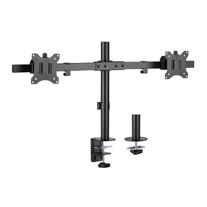 Brateck Pole Mount Dual-Screen Monitor Mount Fit Most 17'-32' Monitors, Weight Capacity (per scre...