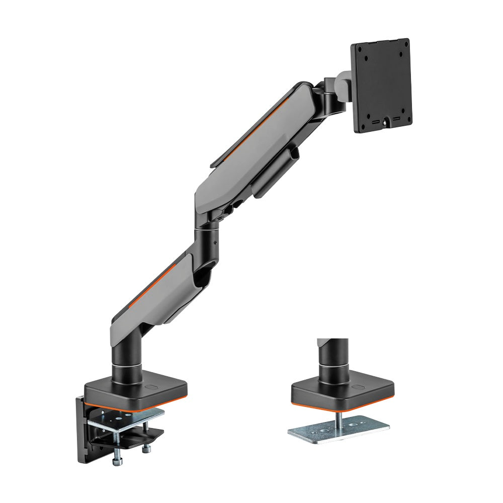 Brateck Single Heavy-Duty Gaming Monitor Arm Fit Most 17'-49' Monitor Up to 20KG, Fit Curved Moni...
