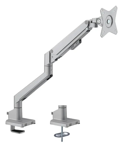 Brateck Single Monitor Thin Gas Spring Monitor Arm Fit Most 17'-32' Monitors, Up to 9kg per scree...